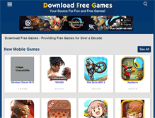 Tablet Screenshot of download-free-games.com